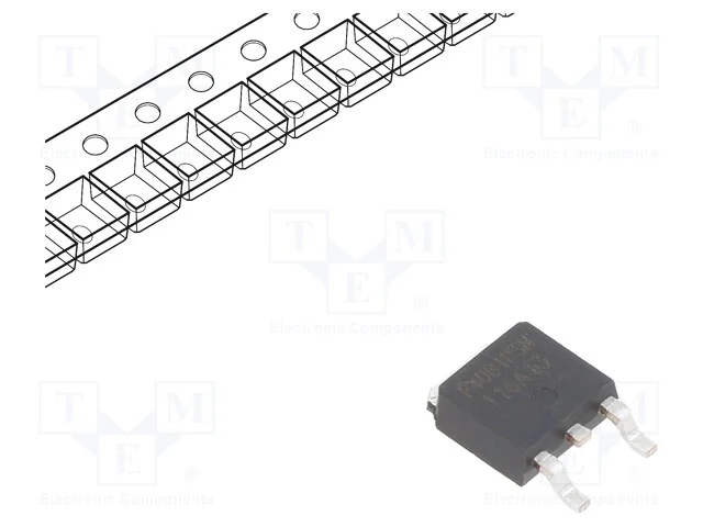 Trans&iacute;stor: N-Mosfet; Eetmos3; Unipolar; 100v; 40a; Idm: 40a; 62,5w