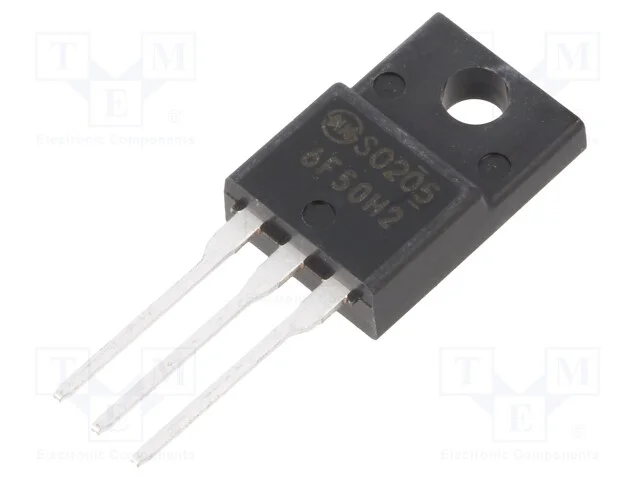 Trans&iacute;stor: N-Mosfet; Hi-Potmos2; Unipolar; 500v; 6a; Idm: 24a