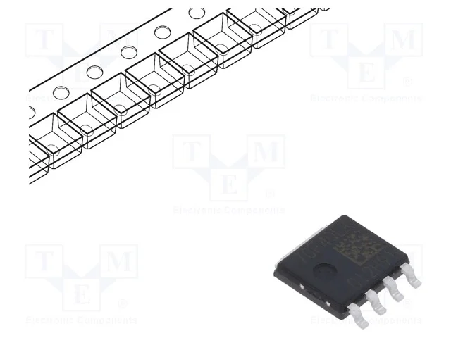 Trans&iacute;stor: N-Mosfet; Eetmos4; Unipolar; 40v; 70a; Idm: 210a; 123w