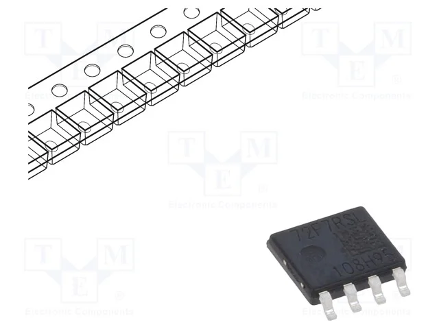 Trans&iacute;stor: N-Mosfet; Eetmos3; Unipolar; 75v; 72a; Idm: 288a; 217w