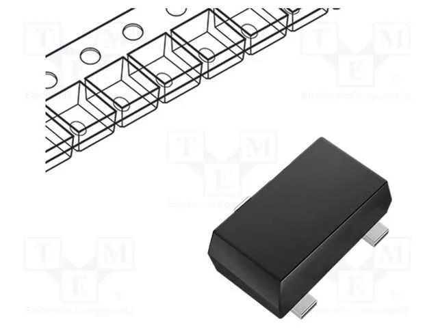 Transístor: P-MOSFET, unipolar, -20V, -0,1A, Idm:.