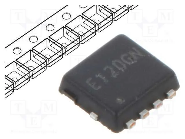 Trans&iacute;stor: N-Mosfet; Unipolar; 30v; 27a; Idm: 48a; 15w; Hsmt8