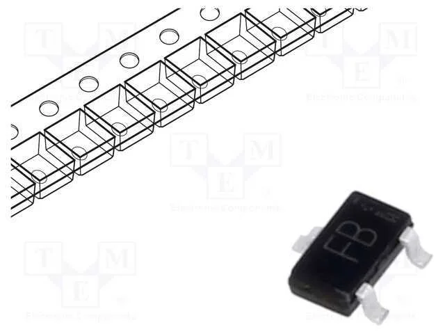 Trans&iacute;stor: P-Mosfet; Unipolar; -45v; -2a; Idm: -8a; 1w; Tsmt3
