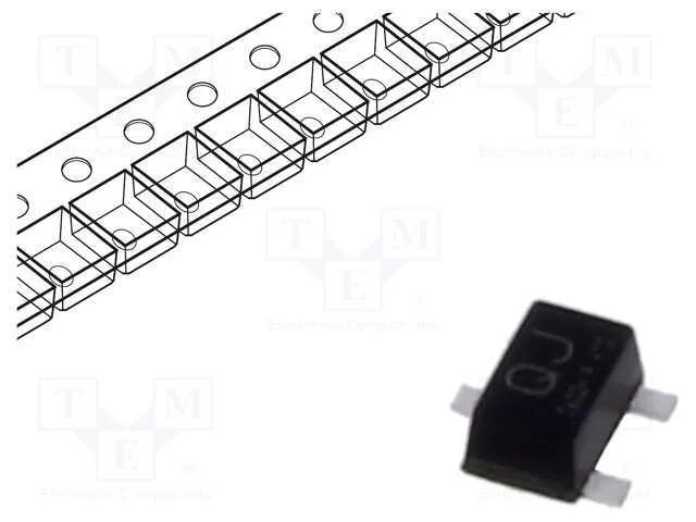 Trans&iacute;stor: N-Mosfet; Unipolar; 50v; 200ma; Idm: 0,8a; 150mw