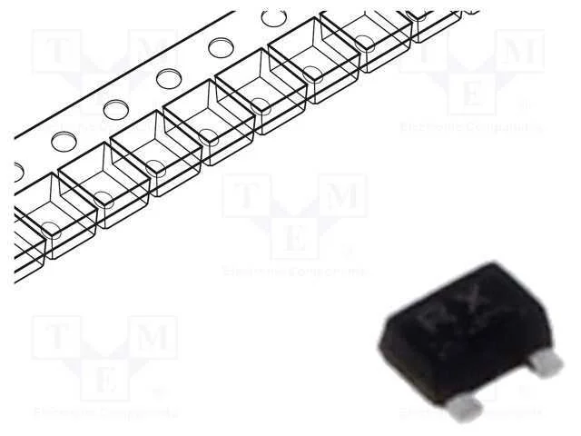 Trans&iacute;stor: P-Mosfet; Unipolar; -20v; -0,1a; Idm: -0,4a; 150mw