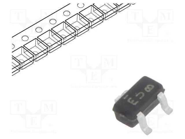 Trans&iacute;stor: N-Mosfet; Unipolar; 60v; 0,24a; 0,13w; Sc75a