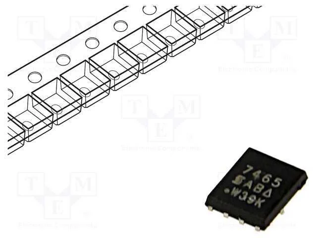 Trans&iacute;stor: P-Mosfet; Trenchfet&reg;; Unipolar; -60v; -5a; Idm: -25a