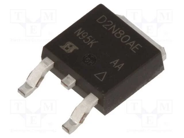 Trans&iacute;stor: N-Mosfet; Unipolar; 800v; 1,8a; Idm: 3,6a; 62,5w
