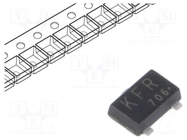 Trans&iacute;stor: N-Mosfet; Unipolar; 40v; 2a; 1w; Sot23f