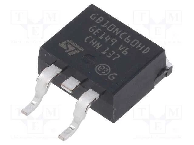 Trans&iacute;stor: Igbt; 600v; 10a; 65w; D2pak