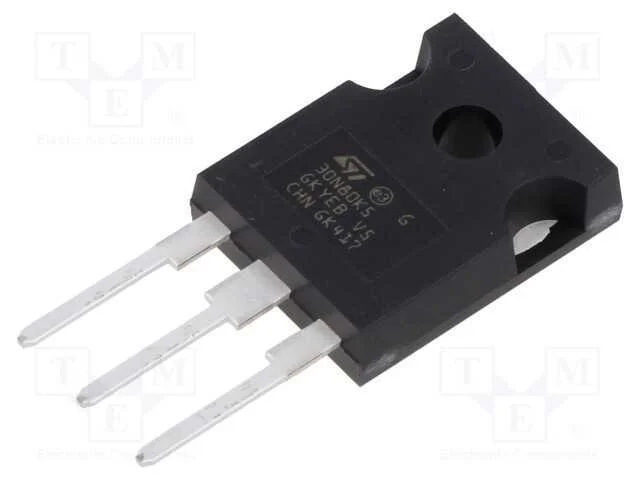 Trans&iacute;stor: N-Mosfet; Unipolar; 800v; 15a; Idm: 96a; 250w; To247