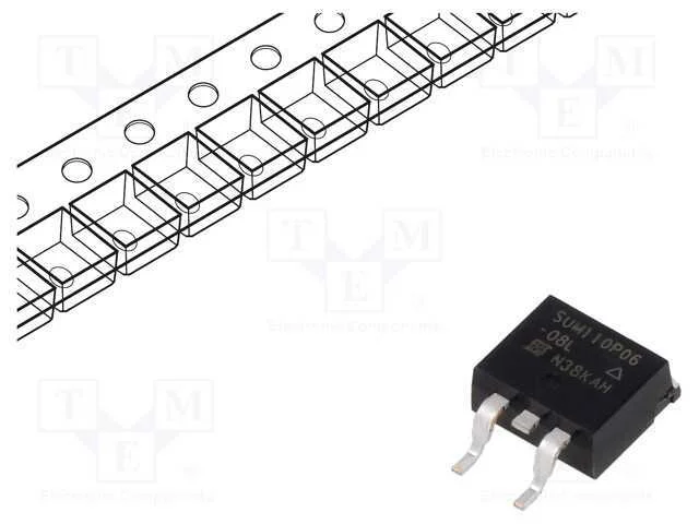 Trans&iacute;stor: P-Mosfet; Trenchfet&reg;; Unipolar; -60v; -110a; Idm: -200a
