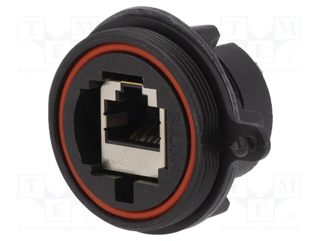 Conector, Buccaneer Ethernet, Pin: 8, Poliamida, Dourado, 1,5a