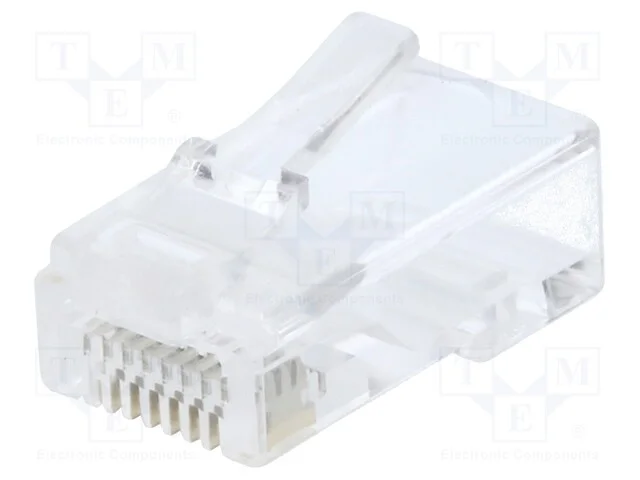 Ficha, RJ45, Cat: 6, n&atilde;o blindados,orif&iacute;cio de pa.