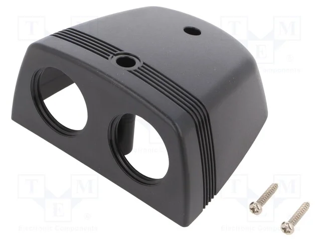 Car lighter socket housing, black
