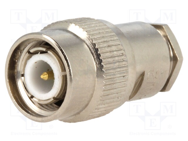 Ficha, Tnc, Macho, Simples, 50o, Rg58, Trançado (Clamp), com Cabo