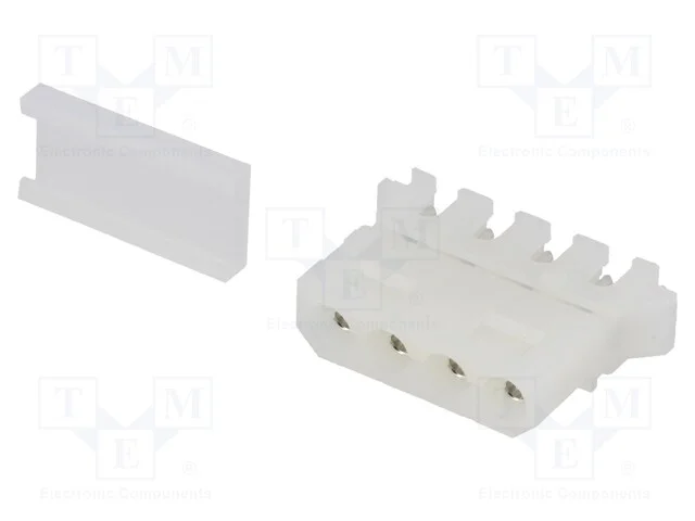 Ficha, fio-placa, fêmea, PIN: 4, com cabo, IDC, 6.