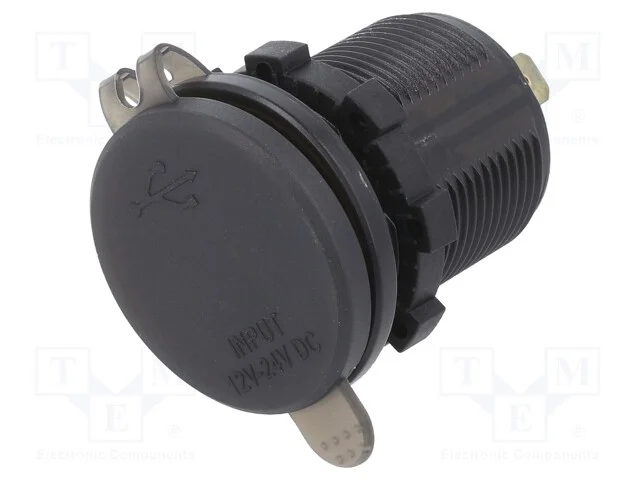 Alimentador de automóvel, Tens.alim: 12÷24VDC, pr.