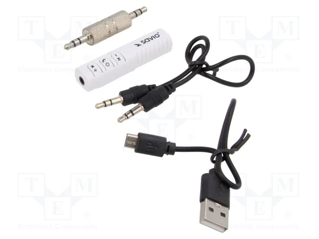 Transmissor FM, branca, Bluetooth 5.0, 15m, Tempo.