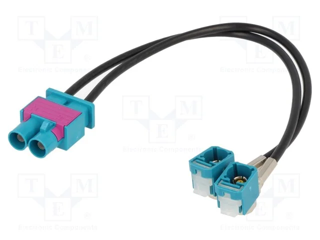 Adaptadores de antenas, Fakra tomada x2,Fakra fic.