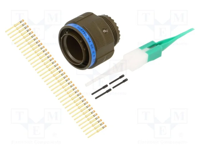 Conector: militar, Tamanho 15, MIL-DTL-38999 Seri.