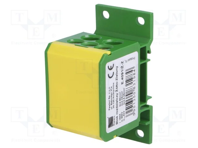 Conector: bloco de distribuição, 2,5÷50mm2, faixa.