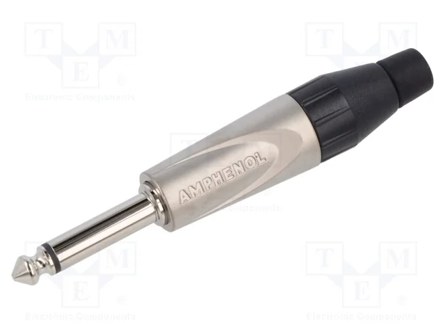 Ficha, Jack 6,3mm, Macho, Mono, Faixas: 2, Simples, com Cabo, Solda