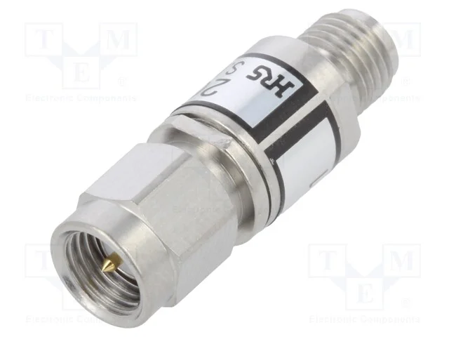Silenciador, macho SMA,fêmea SMA, simples, 50O, c.