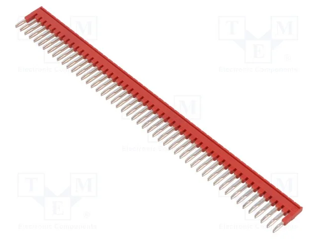 Ponte de pino, faixas: 50, vermelho, Larg: 3,5mm,.