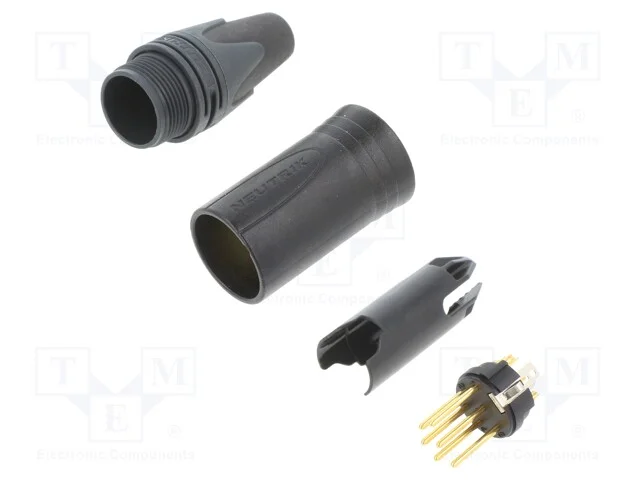 Ficha, Xlr, Macho, Pin: 6, Simples, com Cabo, Solda, Contatos: Latão