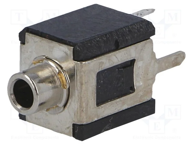 Tomada, Jack 2,5mm, Fêmea, Mono, Faixas: 2, Tht