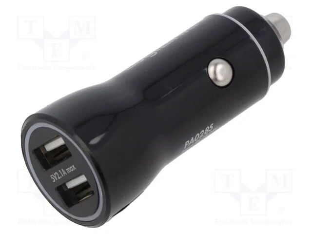 Alimentador de automóvel, USB A tomada x2, Tens.a.