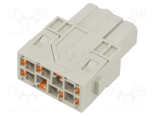 Conector: HDC, m&oacute;dulo, f&ecirc;mea, Han-Modular, PIN: 8.