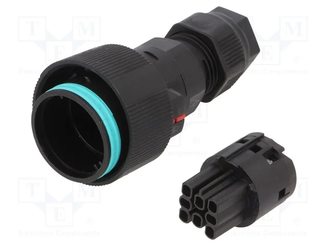 Conector: de alimentação, terminal parafusado, fê.