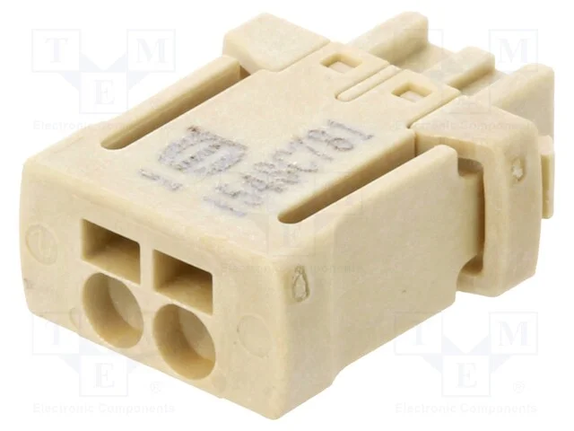 Ficha, Conector: Fio-Placa, Har-Flexicon, 2,54mm, Faixas: 2, 6a