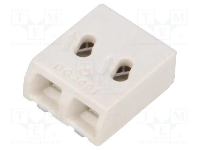 Conector: de Pino, Dg2001, 3mm, Faixas: 2, 26awg÷22awg, 3a, Smt, 160v