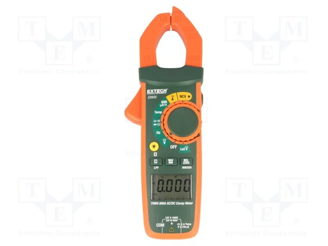 Medidor: Multifuncional, Digital,Com Braçadeira, Cab: 30mm, Lcd