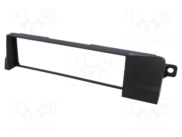 Moldura do rádio, BMW, 1 DIN, preta