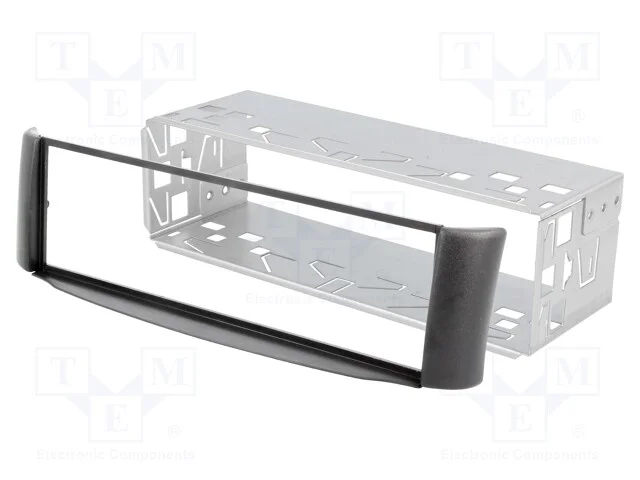 Moldura do rádio, Smart, 1 DIN, cinzenta