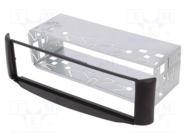 Moldura do rádio, Smart, 1 DIN, preta