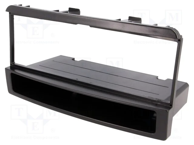 Moldura do rádio, Ford,Mazda, 1 DIN, preta