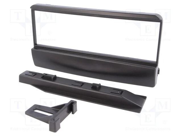 Moldura do rádio, Ford,Mazda, 1 DIN, preta
