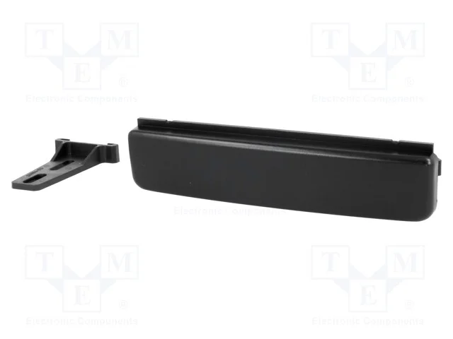 Moldura do rádio, Ford,Jaguar, 1 DIN, preta