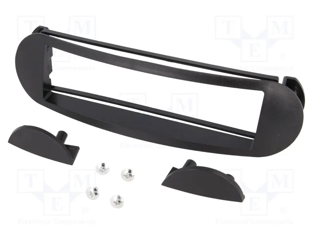 Moldura do rádio, VW, 1 DIN, preta