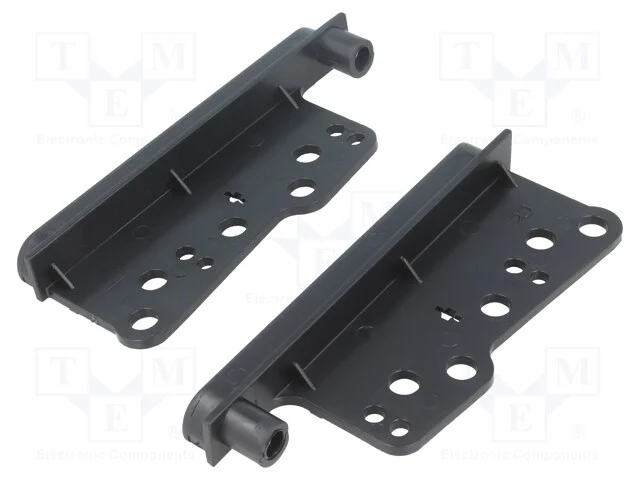 Moldura do rádio, Toyota, 2 DIN, preta