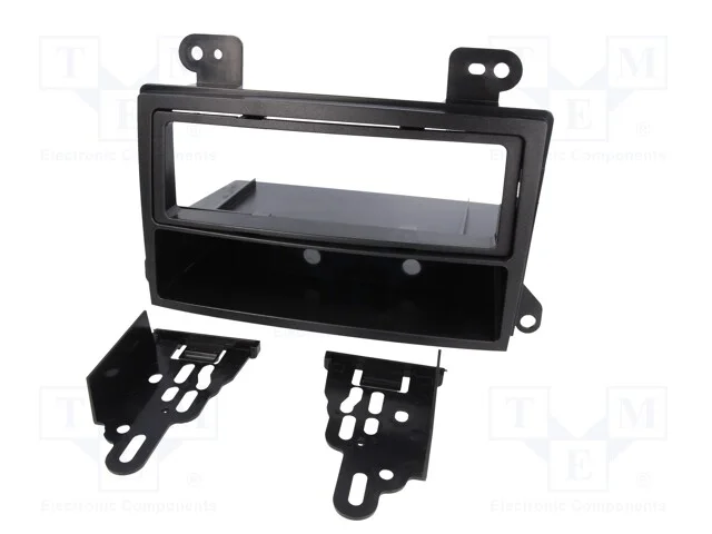 Moldura do rádio, Mazda, 1 DIN, preta