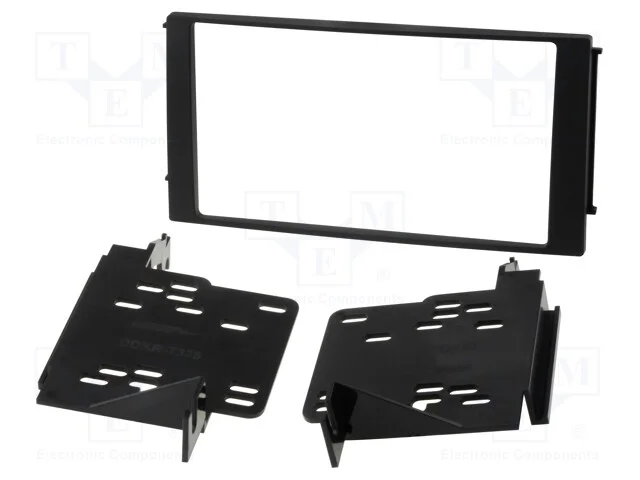 Moldura do rádio, Mazda, 2 DIN, preta