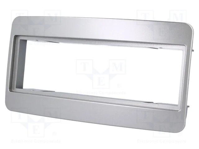 Moldura do rádio, Toyota, 1 DIN, prateado