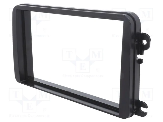 Moldura do rádio, VW, 2 DIN, preta