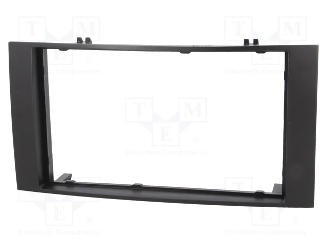 Moldura do rádio, VW, 2 DIN, preta